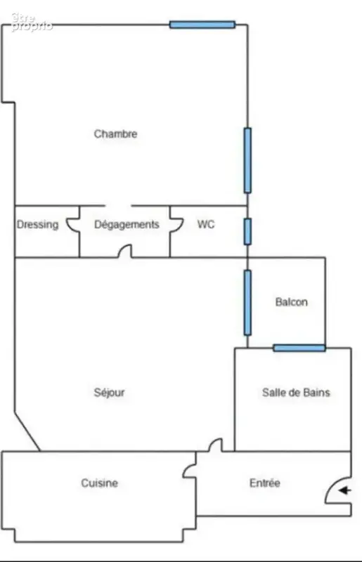 Paris 07 appt 2P 42 m² + terrasse 3,5m² - photo 3