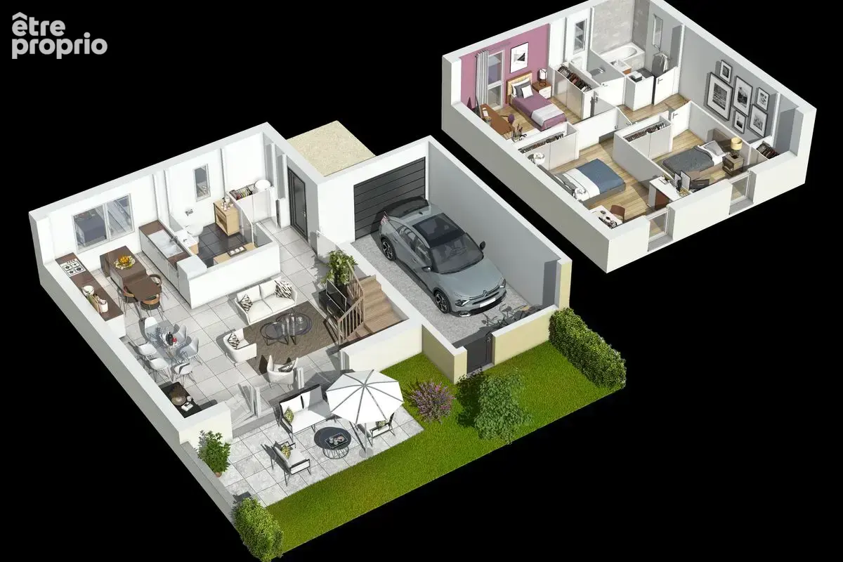 Maison neuve 3 chambres avec jardin – Fleurie – PSLA – 229 000 € - photo 9