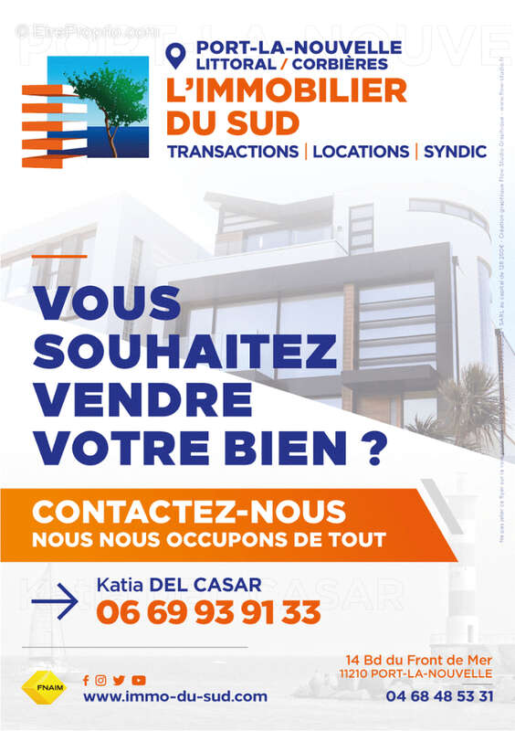 Terrain à VILLENEUVE-LES-CORBIERES