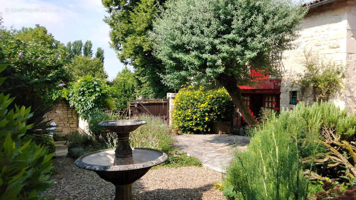 JARDIN - Maison à SALLES-DE-VILLEFAGNAN