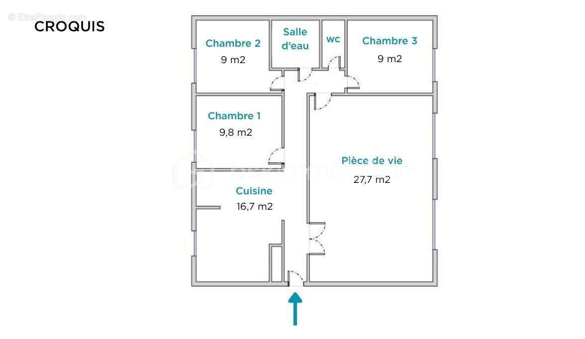 Appartement à LE PONT-DE-CLAIX