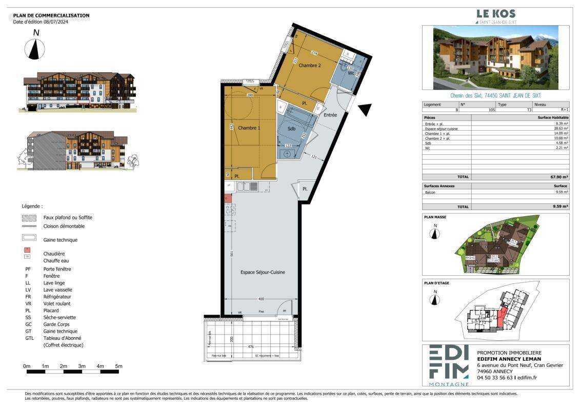Appartement à SAINT-JEAN-DE-SIXT