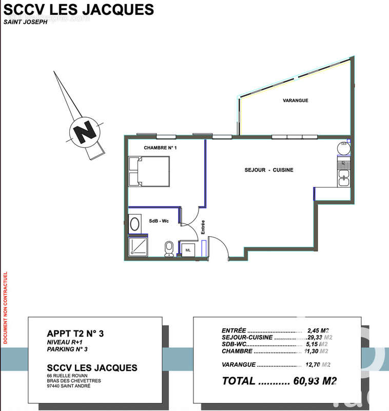 Photo 6 - Appartement à SAINT-JOSEPH