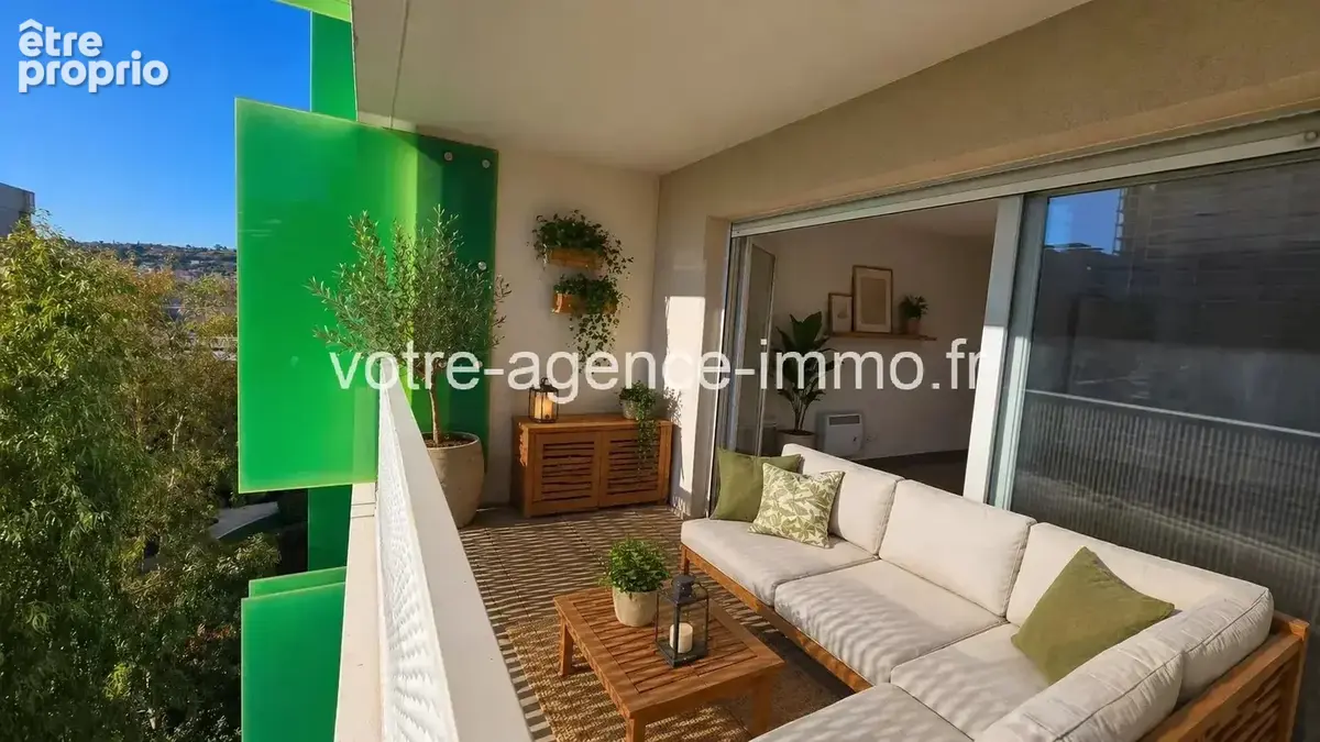 Nice-Meridia-3 Pieces-terrasse-parking en sous sol - photo 9