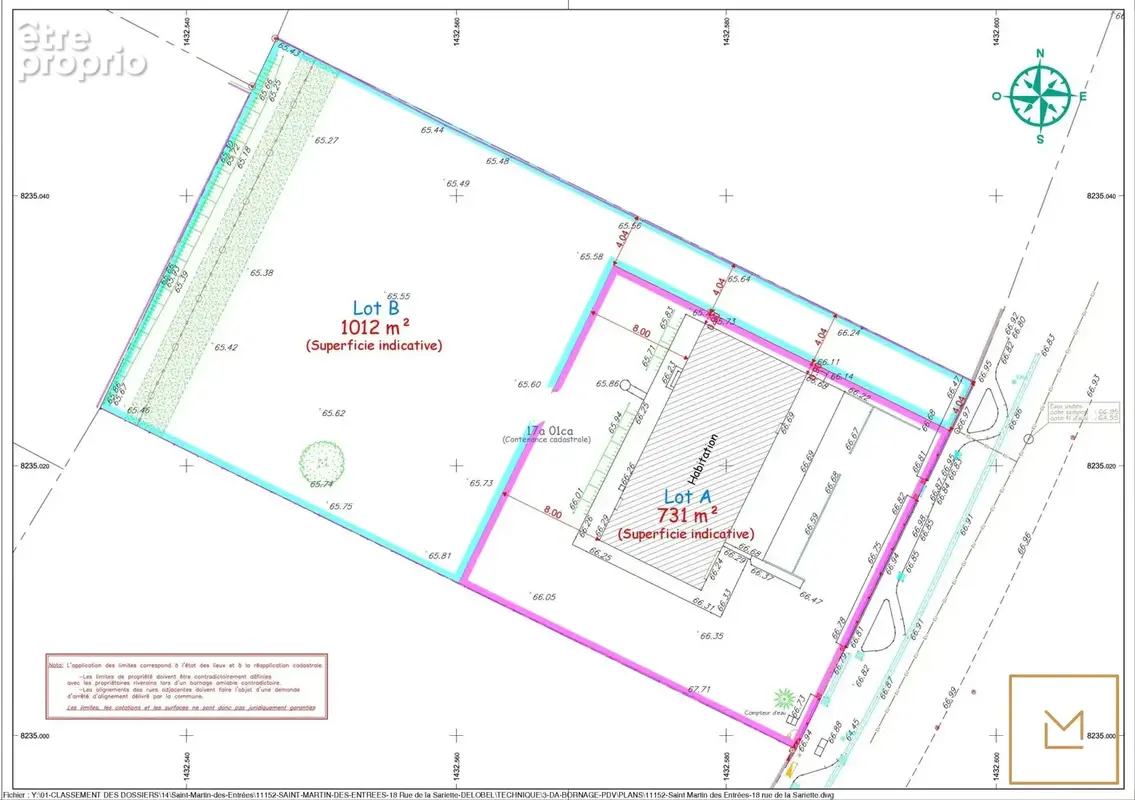 Terrain 1 017 m² à vendre à Saint-Martin-Des-Entrees (14400) - photo 4