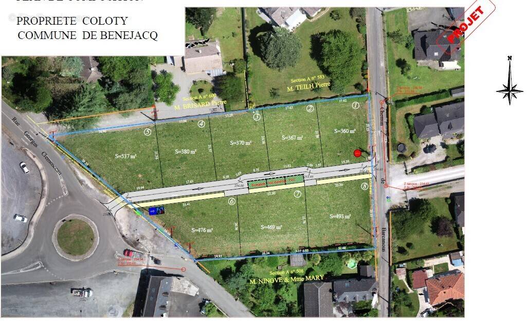 Terrain à BENEJACQ