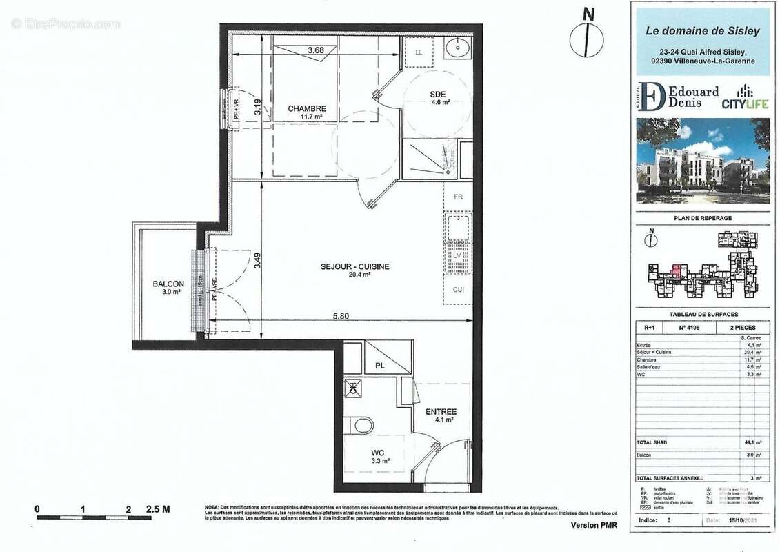 Photo 4 - Appartement à VILLENEUVE-LA-GARENNE