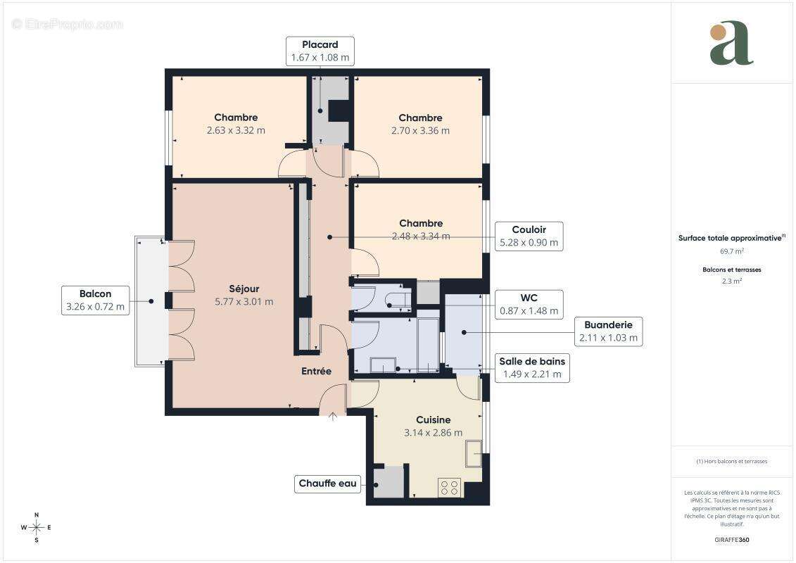Appartement à AIX-EN-PROVENCE