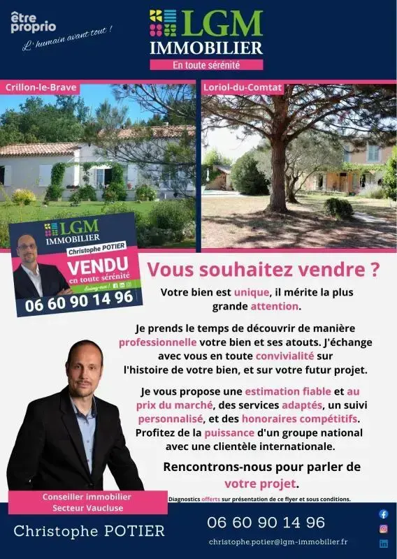 MONTEUX (84) - Très bel appartement lumineux F4 de 75 m² avec vue sur le Ventoux - photo 10