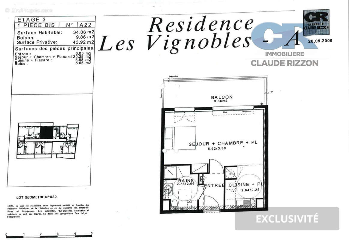 Appartement à ROZERIEULLES