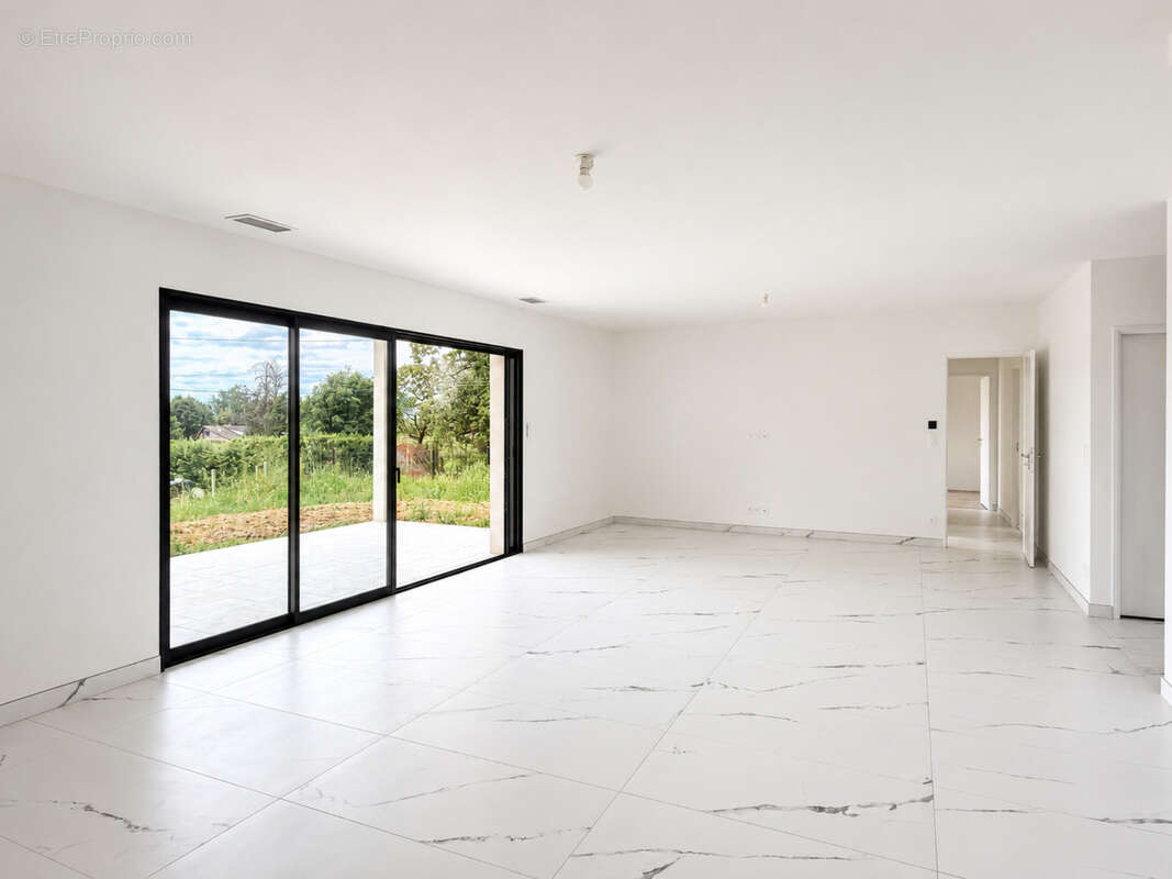 Plain-pied neuf sejour 4 ch double garage jardin - photo 5