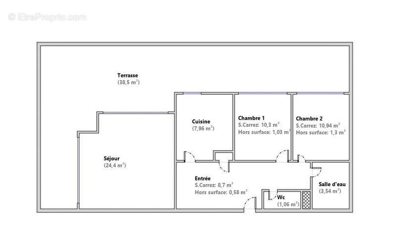 Appartement à LE CANNET