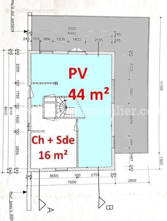 Maison à SAINT-SAUVEUR-DE-MONTAGUT