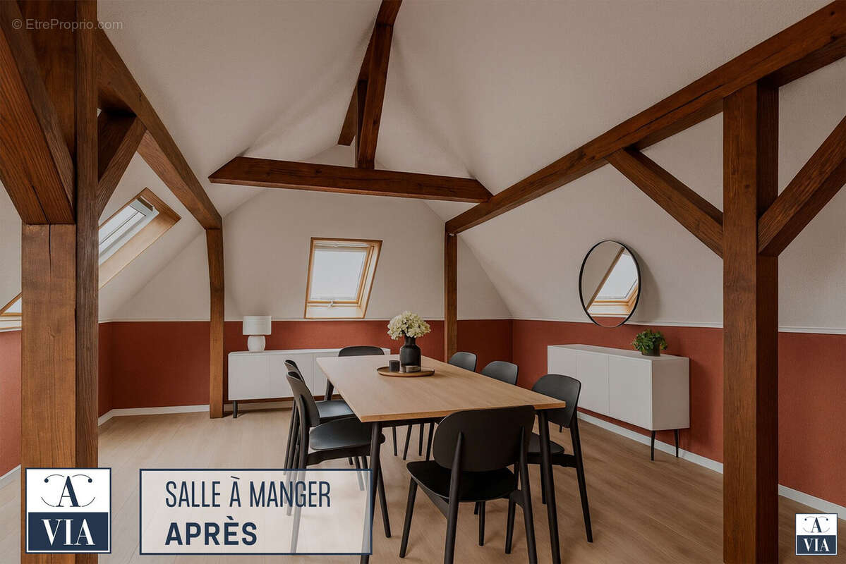 Salle à manger - après - Appartement à ERSTEIN