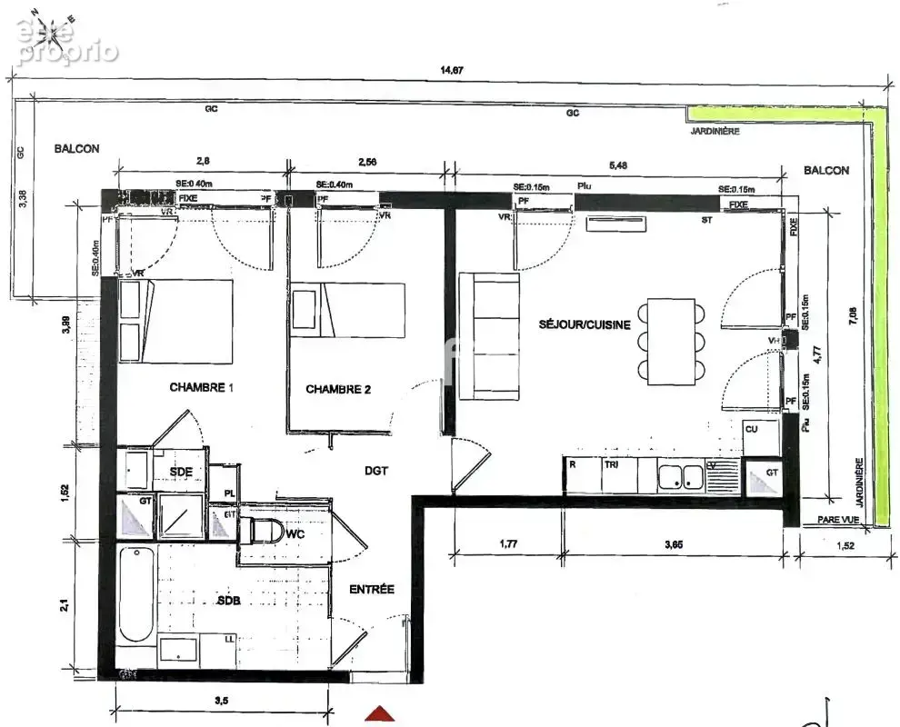 Appartement - photo 10