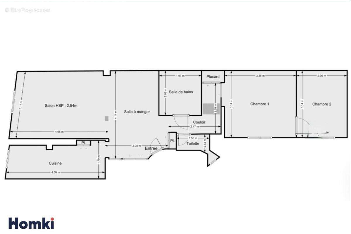 Appartement à PARIS-17E