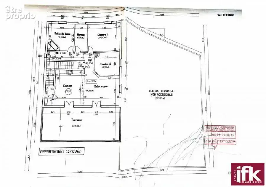 ENSEMBLE IMMOBILIER de 609 m² : Local commercial + Appartement - photo 6