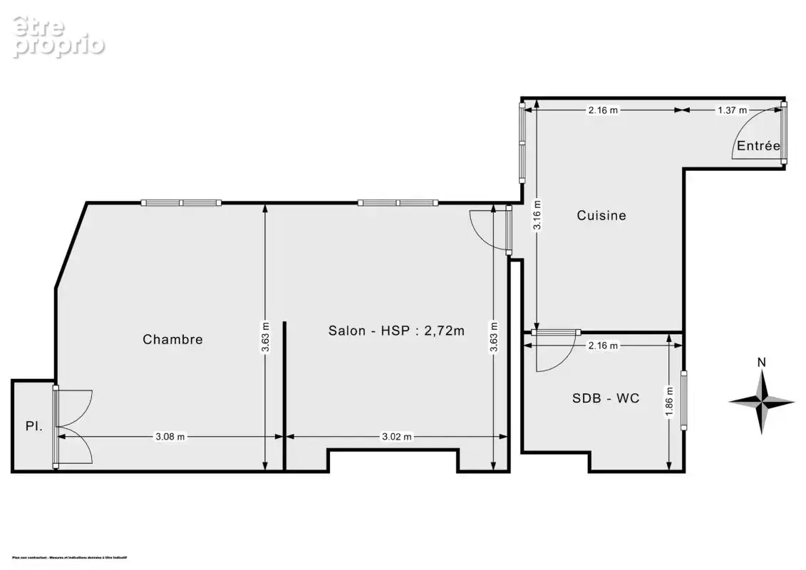 Appartement 2 pièces de 35 m² - Lumineux et à fort potentiel - Rue Saint-Maur, Paris - photo 12