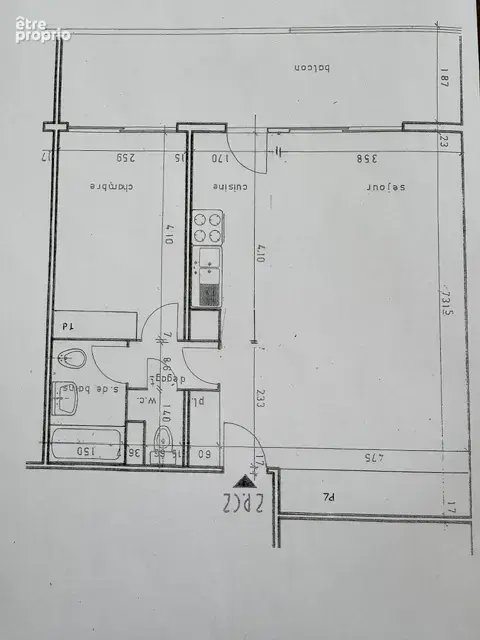 Golfe Juan centre vaste deux pièces de 53 m2 avec belle vue mer et terrasse sud de 14 m2 - photo 11