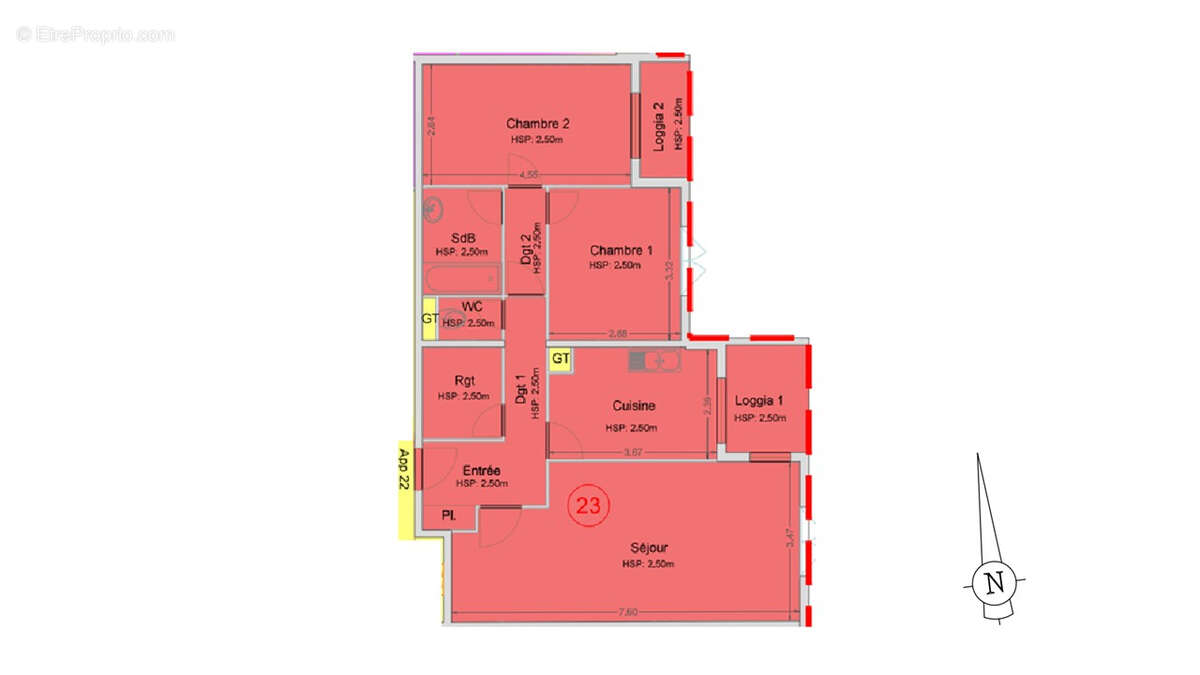 Appartement Begles 3 pièce(s) - photo 15