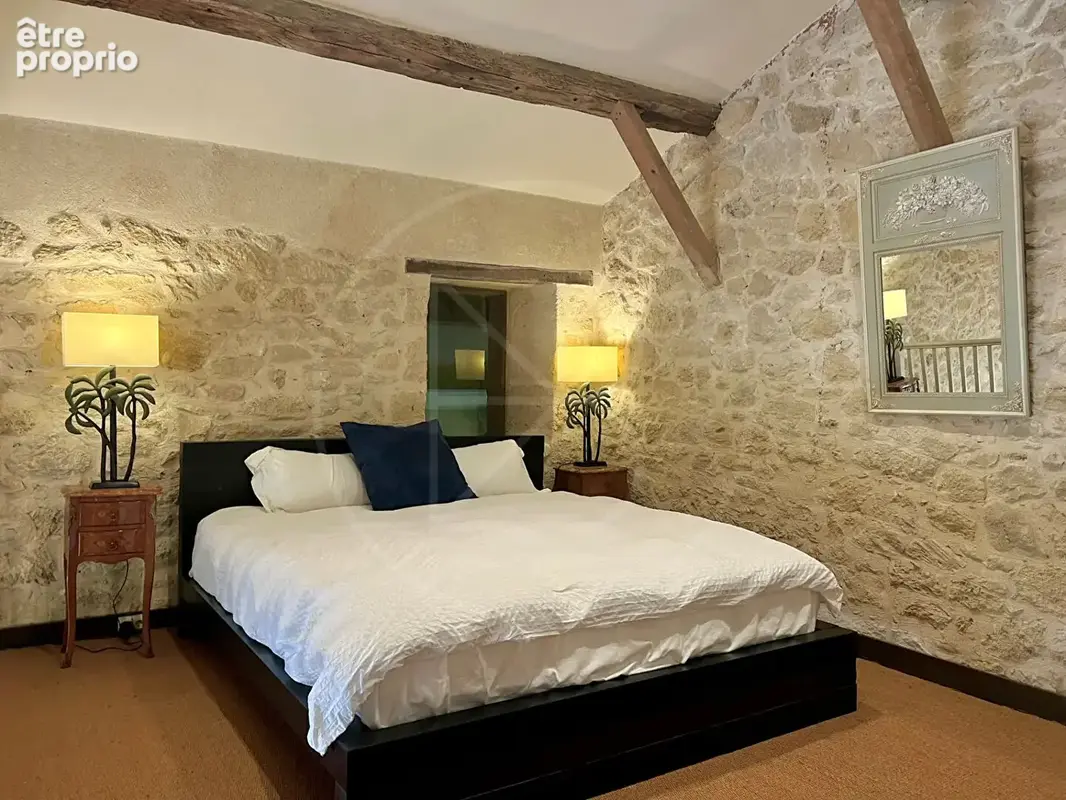Maison en pierre rénovée avec annexe, piscine et étang privé - photo 14