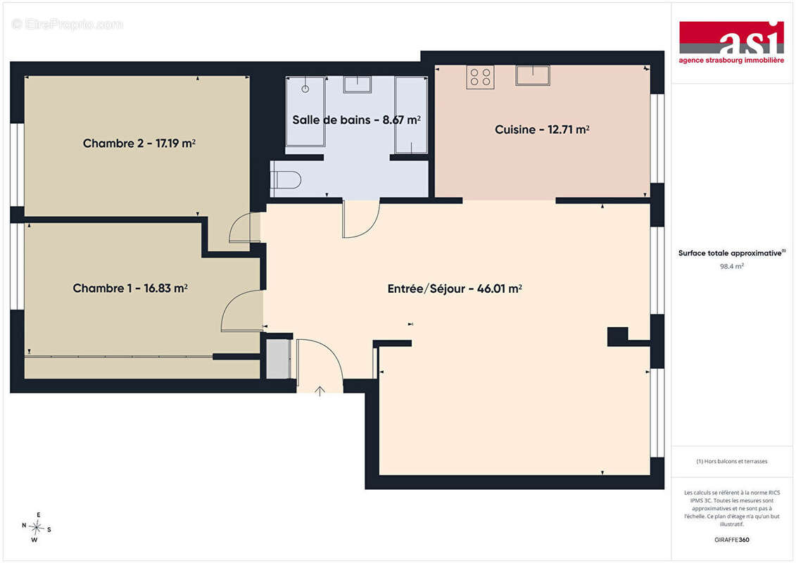 Appartement à STRASBOURG