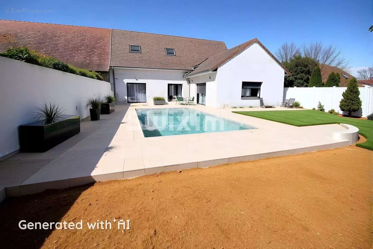 Maison contemporaine de 205 m² avec piscine à Épervans - photo 2