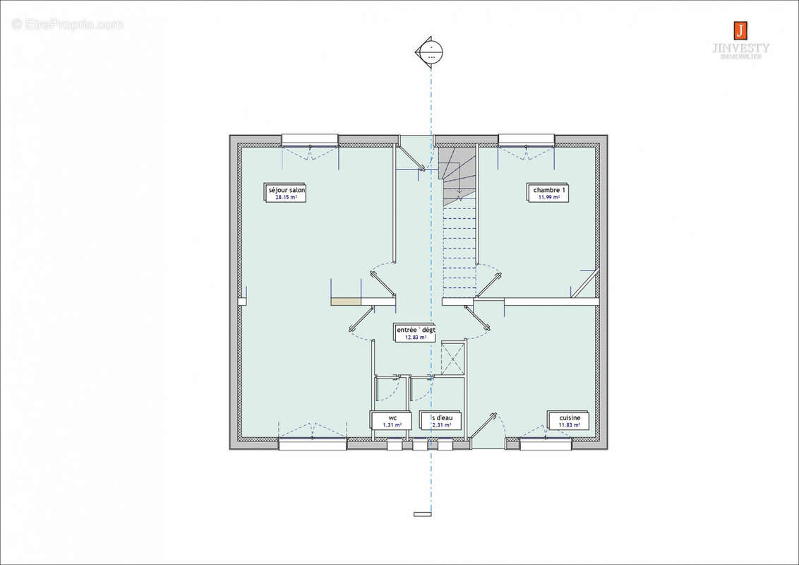 etat projete rdc - Maison à LORIENT