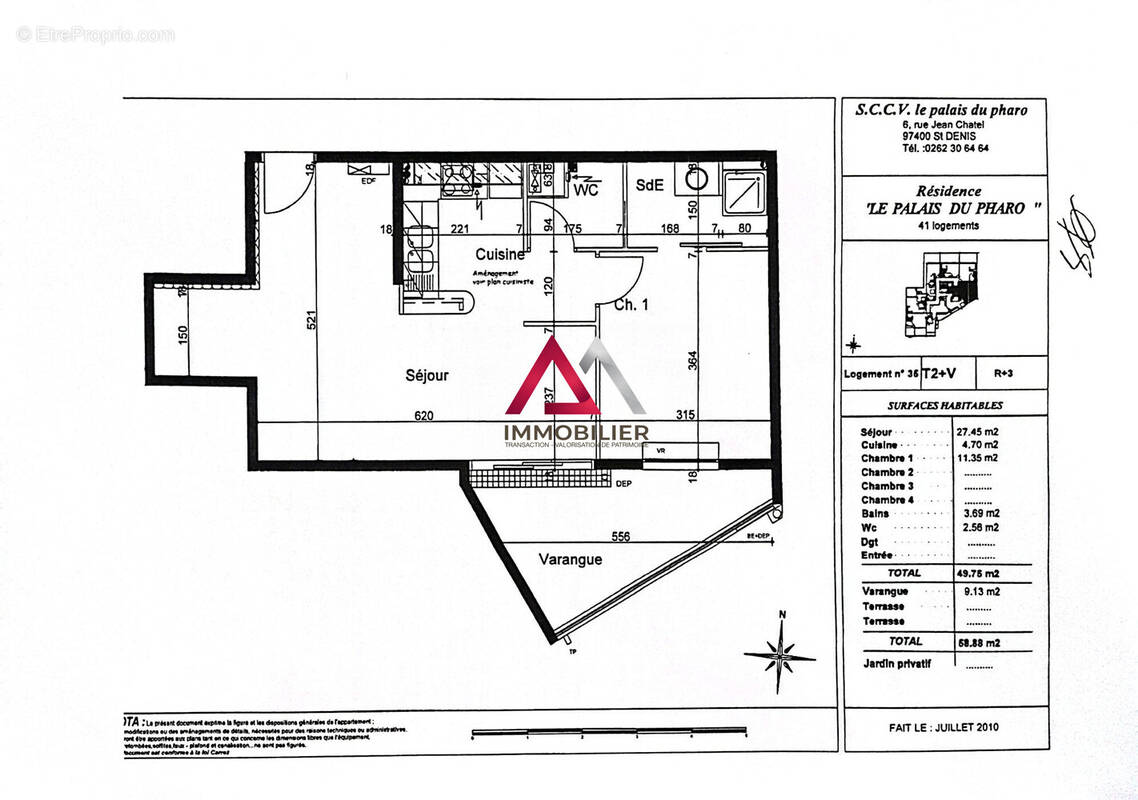 Appartement à SAINT-DENIS