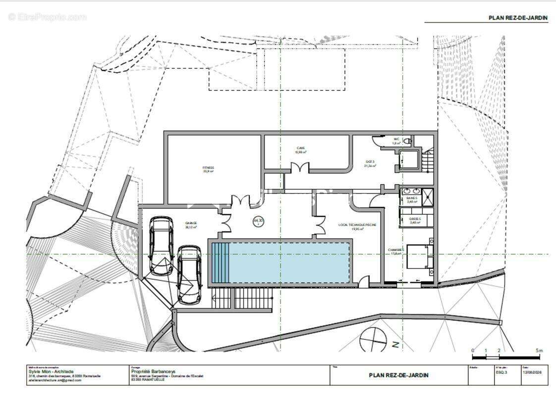 Vue mer - L'Escalet - Ramatuelle - Propriété vendue avec permis de construire accordé - photo 2