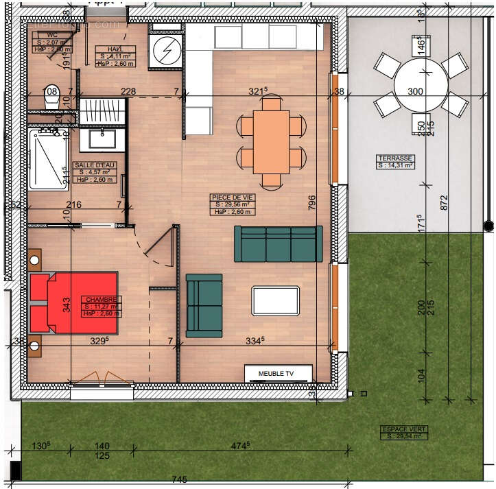 Appartement à PUYGOUZON