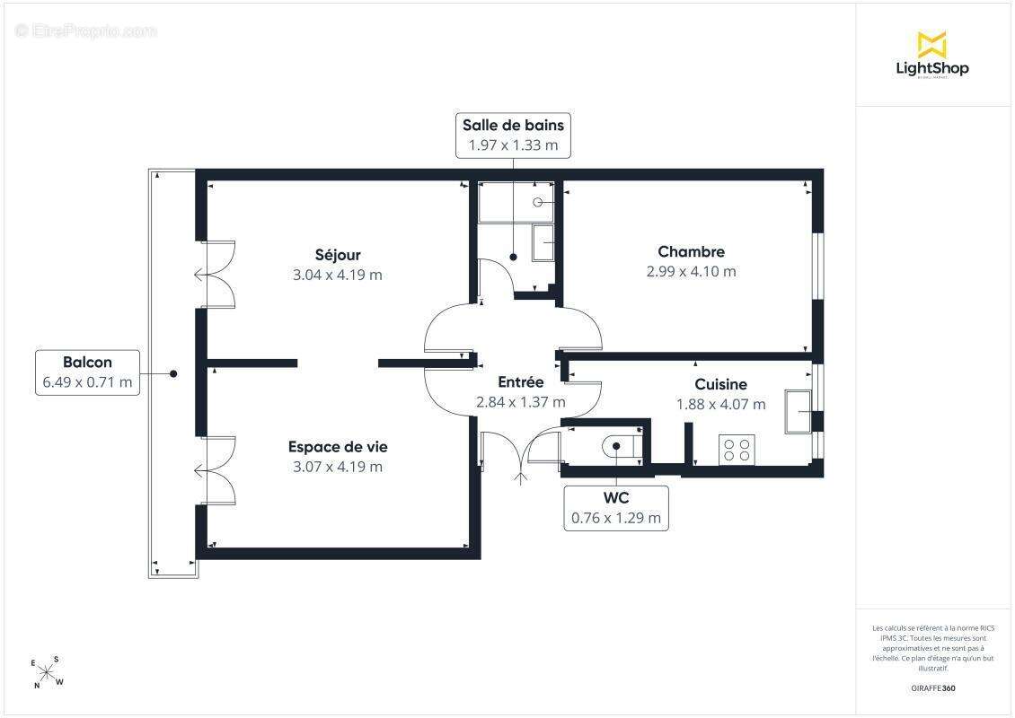 Appartement à CLICHY