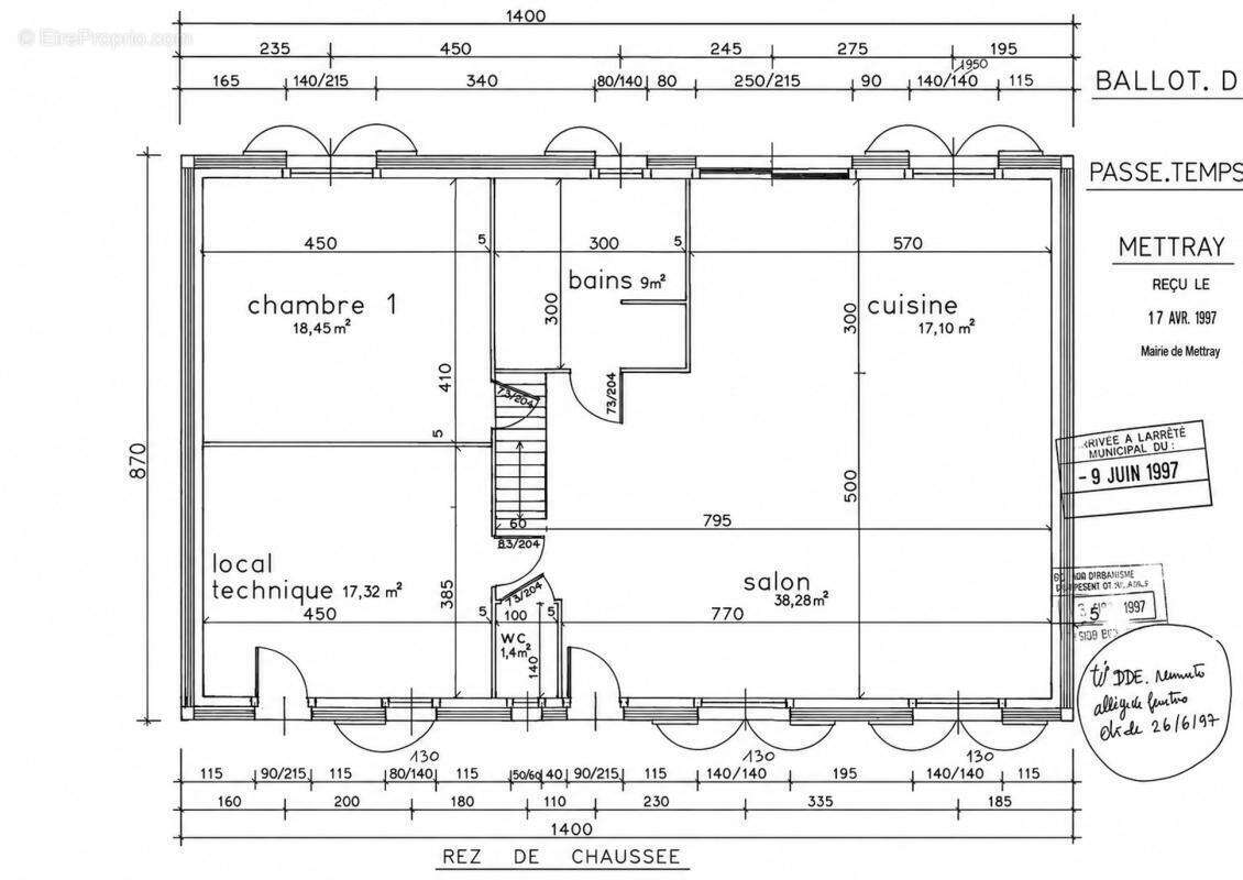 Maison à METTRAY