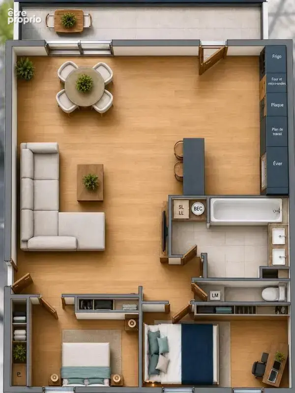 Beau 3 pièces 85 m², grand séjour, balcon, cave + parking - photo 16
