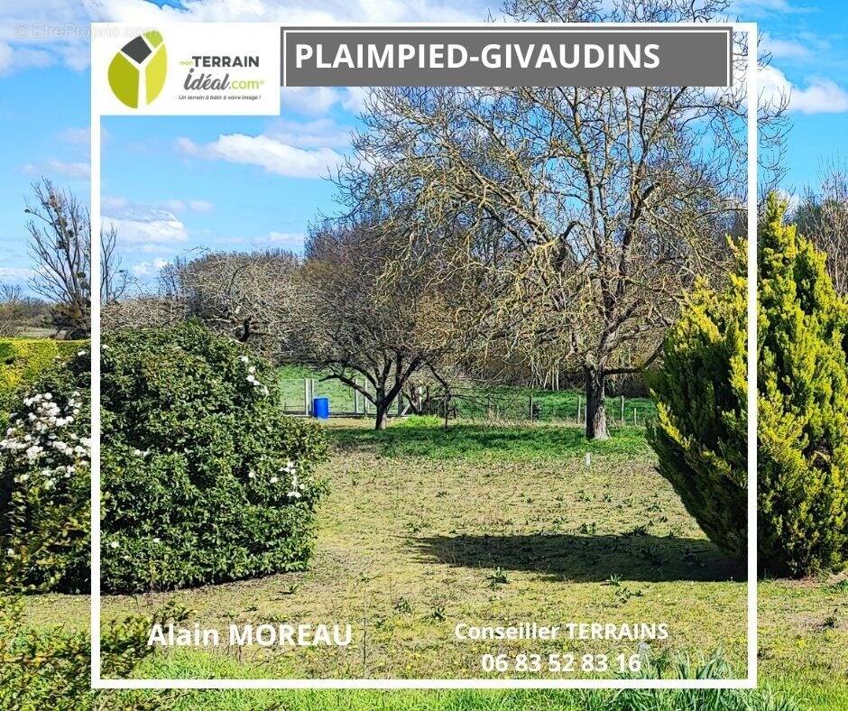 Terrain à PLAIMPIED-GIVAUDINS