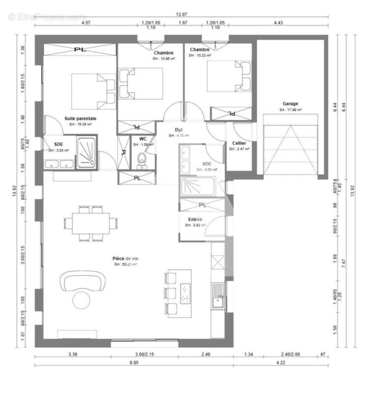 Maison à LES MATHES