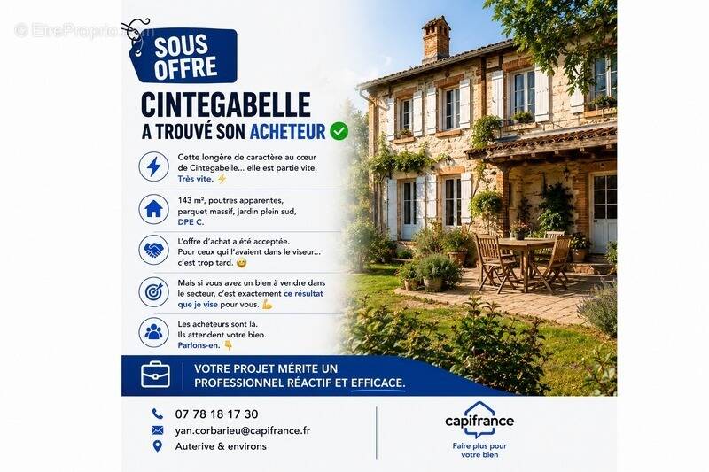 Maison à CINTEGABELLE