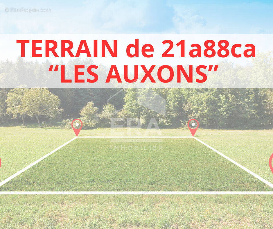 Terrain à AUXON-DESSUS