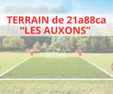 Terrain à AUXON-DESSUS