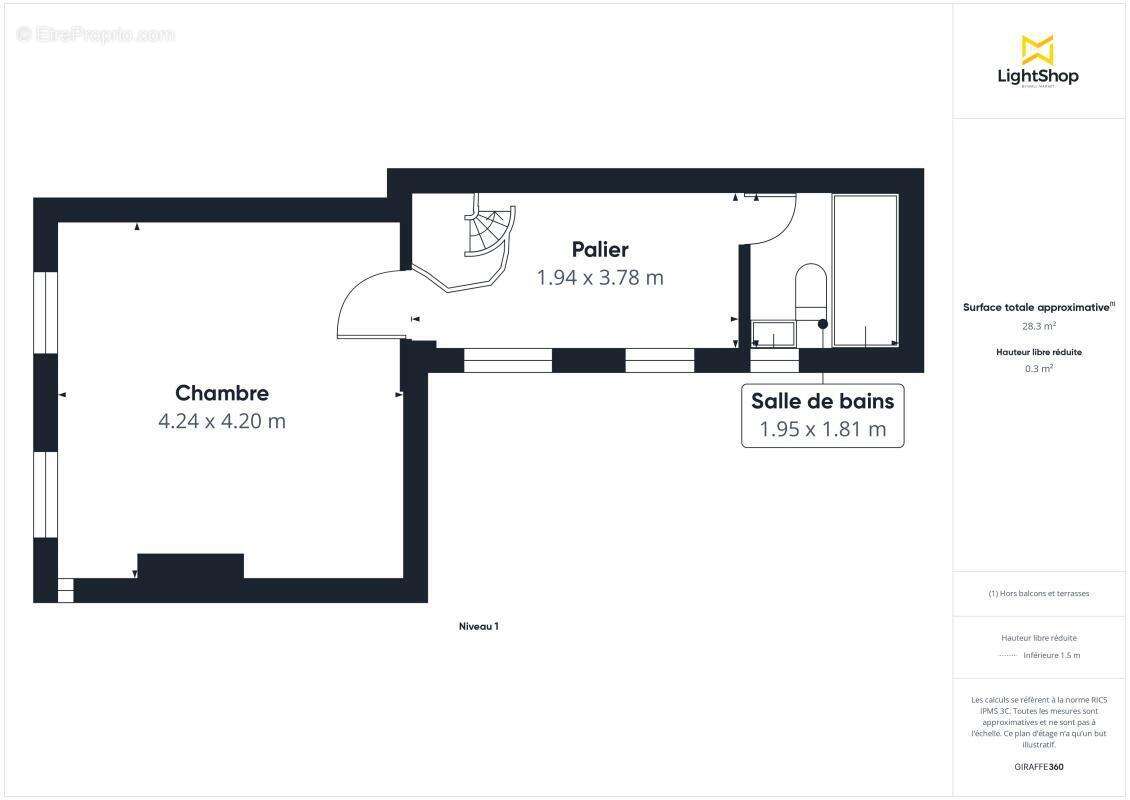 Appartement à PARIS-14E