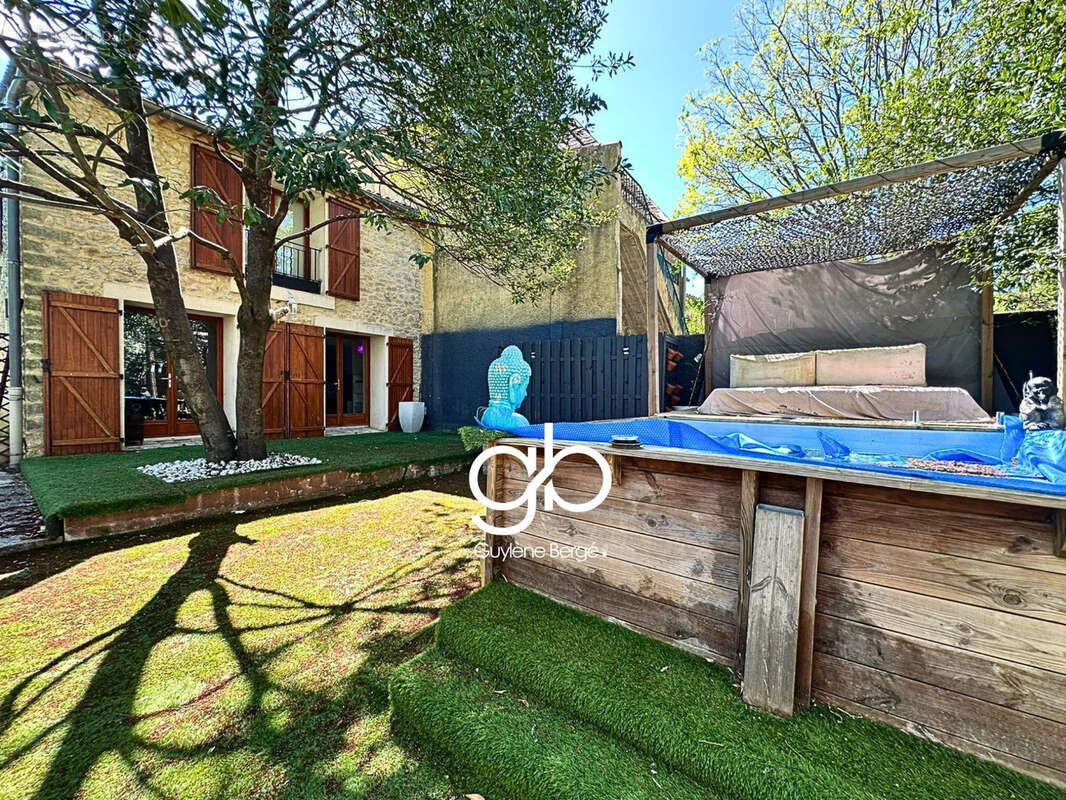 Maison en pierre avec jardin et piscine   saint-vincent-de-barbeyrargues   pic saint-loup - photo 3