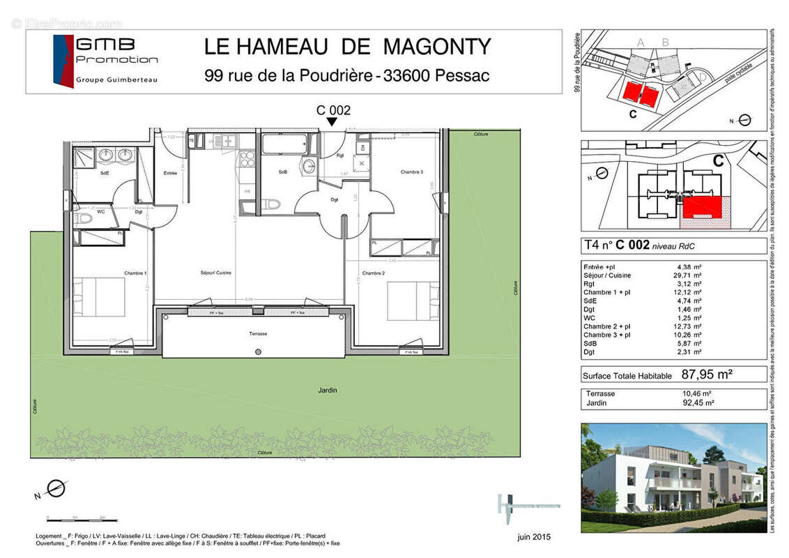 Appartement à PESSAC