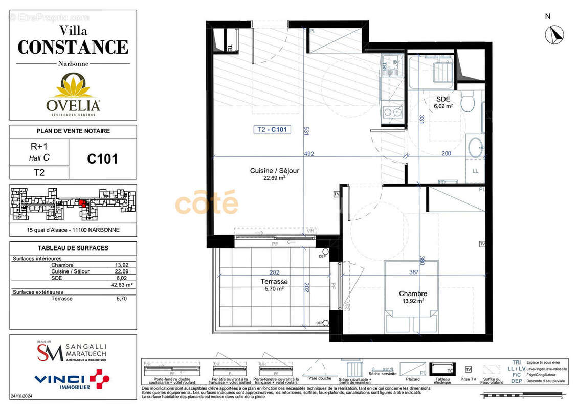 Appartement à NARBONNE