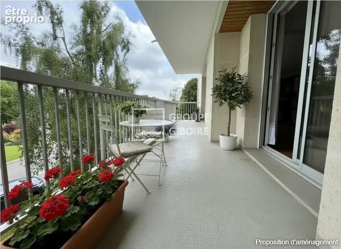 A vendre - groupe giboire - appartement t4 de 90.5 m² - nantes rond-point de paris - photo 5