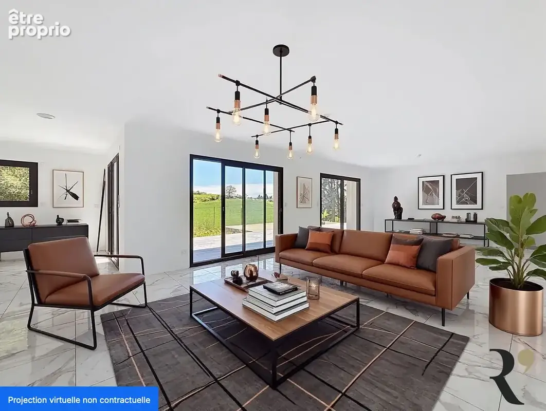 Maison neuve Verfeil T4 plain pied de 130 m2 sur terrain de 612 m2 avec piscine - photo 2