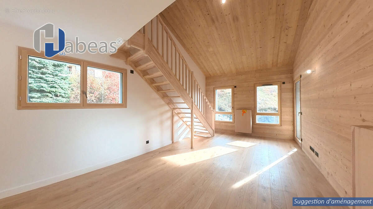 T3 Duplex, 2 chambres, 67,23m², Balcon 6m², Casier à Ski, cellier - photo 2