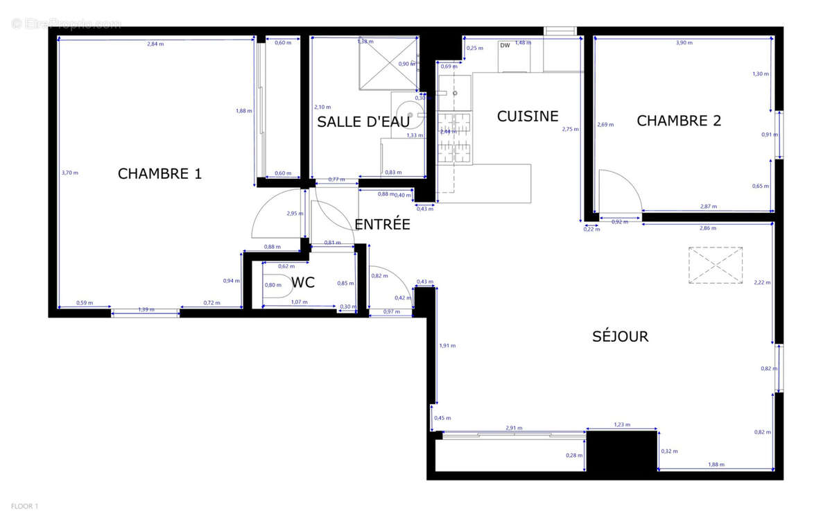 Appartement à LYON-1E