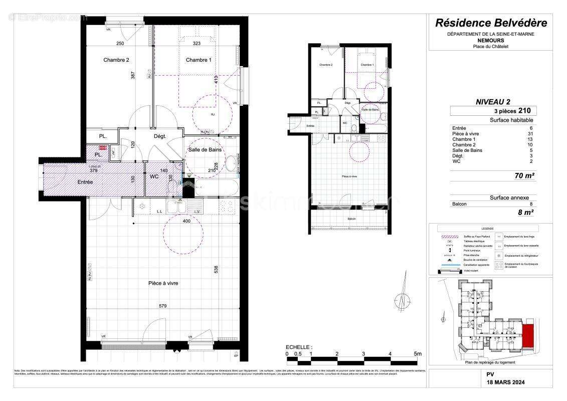 Appartement à NEMOURS