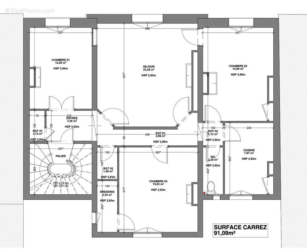 Appartement à PARIS-17E