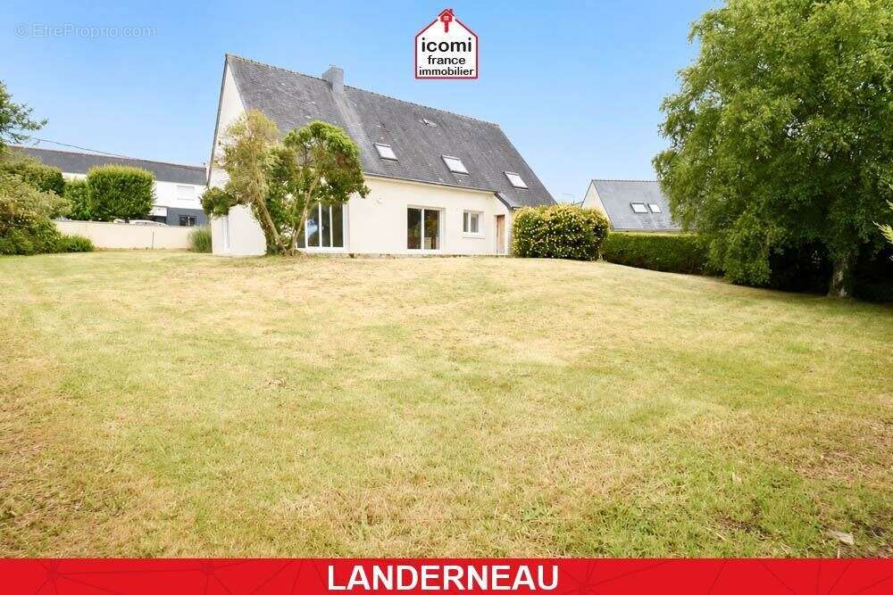 Finistere - landerneau (29800) - a vendre - maison  individuellle de 167m² - 7 chambres - garage - jardin de 1000 m² - fenetres  - photo 4
